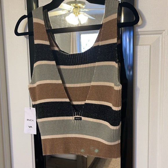 NWT RVCA Foxxe Sweater Tank ~ Large - Picture 5 of 7